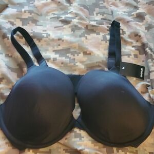 Avenue Black Full Coverage Bra with Molded Cups